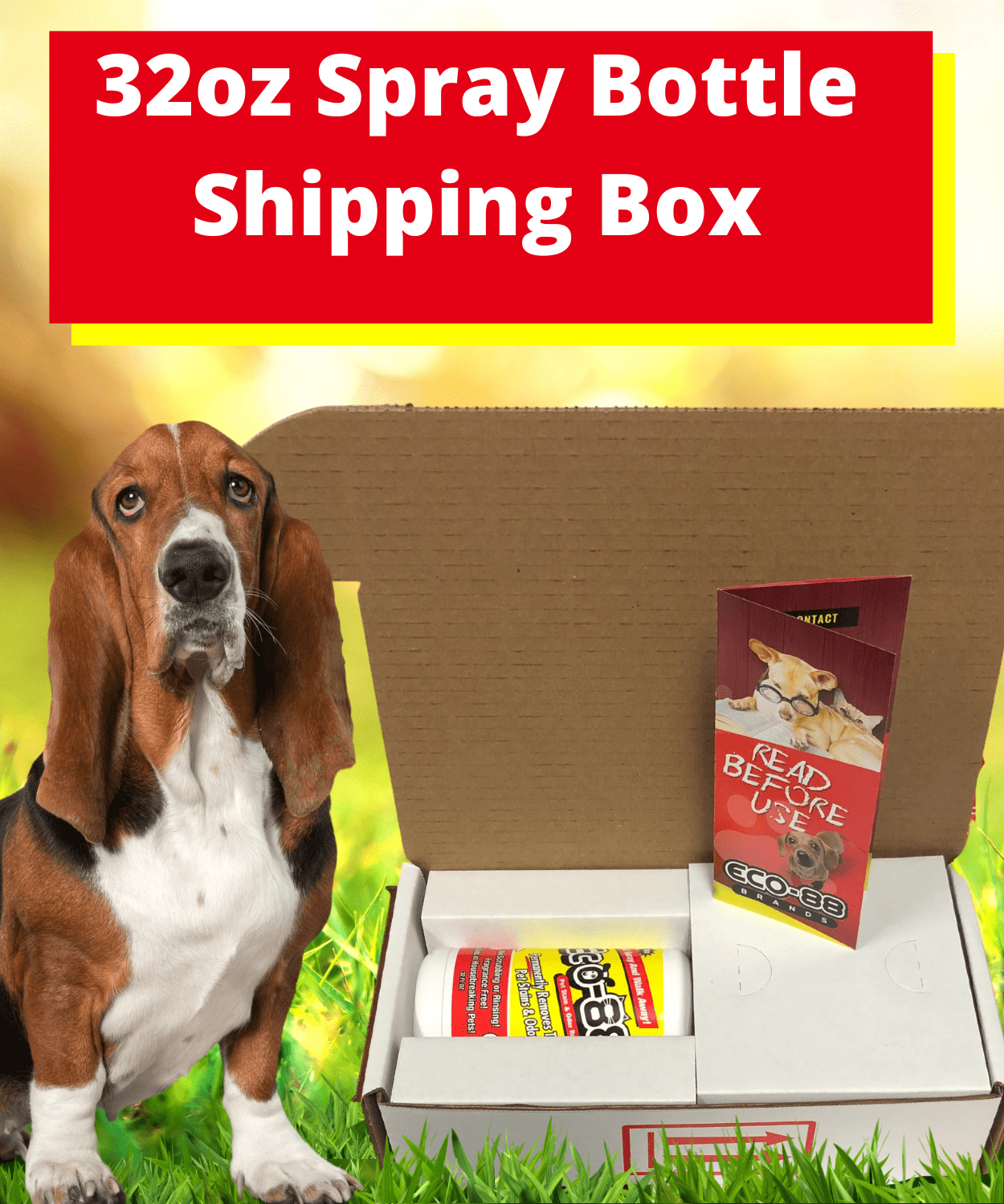 Eco 88 Pet QT Shipping Box Background